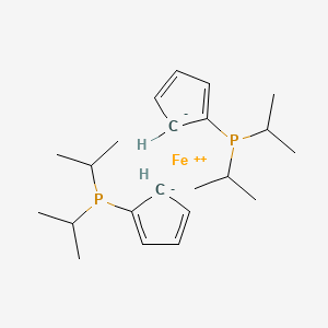 molecular formula C22H36FeP2 B8757409 1,1'-Bis(DI-I-propylphosphino)ferrocene 