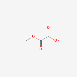 molecular formula C3H3O4- B8757444 Methoxy(oxo)acetate 