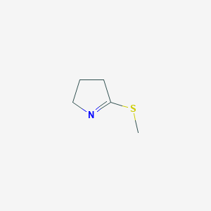 molecular formula C5H9NS B8757467 2-Methylthio-1-pyrroline CAS No. 50908-70-8