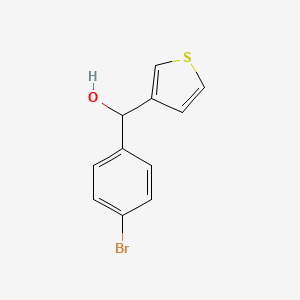 molecular formula C11H9BrOS B8757506 (4-Bromophenyl)(thiophen-3-yl)methanol 