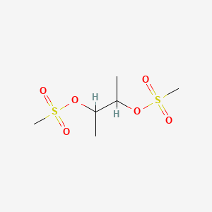 molecular formula C6H14O6S2 B8757549 2,3-Butanediol, dimethanesulfonate CAS No. 26439-19-0