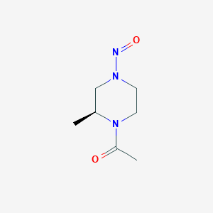 molecular formula C7H13N3O2 B8757604 (S)-1-acetyl-2-methyl-4-nitrosopiperazine 