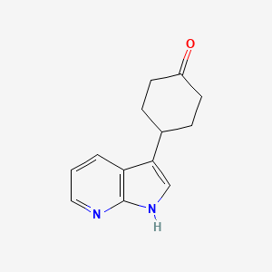 4-(1H-Pyrrolo[2,3-B]pyridin-3-YL)cyclohexanone