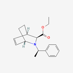 (1S,3S,4R)-Ethyl 2-((R)-1-phenylethyl)-2-azabicyclo[2.2.2]oct-5-ene-3-carboxylate