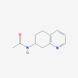 molecular formula C11H14N2O B8757740 N-(5,6,7,8-tetrahydroquinolin-7-yl)acetamide 