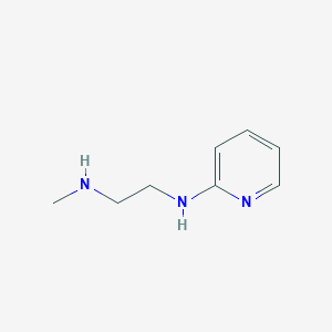 molecular formula C8H13N3 B8757754 N-methyl-N'-(2-pyridyl)-1,2-ethanediamine 