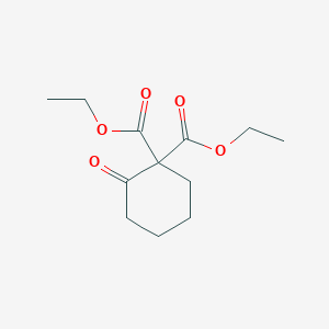 molecular formula C12H18O5 B8757761 Diethyl 2-oxocyclohexane-1,1-dicarboxylate CAS No. 2969-93-9