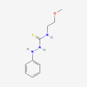 N-(2-methoxyethyl)-2-phenylhydrazinecarbothioamide