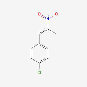 molecular formula C9H8ClNO2 B8757776 1-CHLORO-4-(2-NITROPROP-1-EN-1-YL)BENZENE 