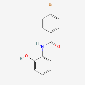 molecular formula C13H10BrNO2 B8757785 4-bromo-N-(2-hydroxyphenyl)benzamide 
