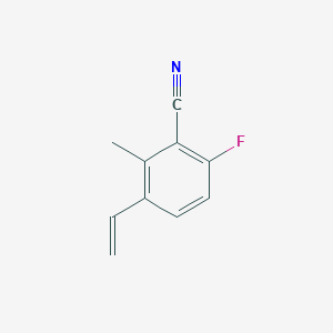 3-Ethenyl-6-fluoro-2-methylbenzonitrile