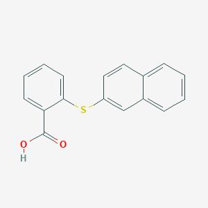 molecular formula C17H12O2S B8757819 2-(Naphthalen-2-ylthio)benzoic acid CAS No. 7432-80-6