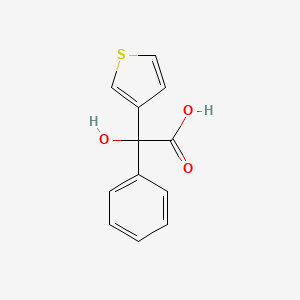 molecular formula C12H10O3S B8757846 Hydroxy(phenyl)3-thienylacetic acid CAS No. 3193-25-7