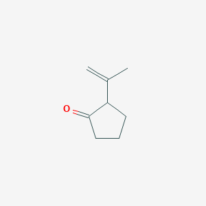 molecular formula C8H12O B8757888 2-(Prop-1-en-2-yl)cyclopentan-1-one CAS No. 58070-36-3