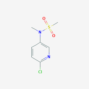 N-(6-chloropyrid-3-yl)-N-methylmethanesulphonamide
