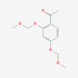 molecular formula C12H16O5 B8757937 2',4'-Bis(methoxymethoxy)acetophenone 