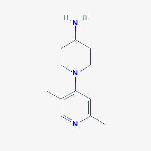 molecular formula C12H19N3 B8757940 2',5'-Dimethyl-3,4,5,6-tetrahydro-2H-[1,4']bipyridinyl-4-ylamine CAS No. 1329672-53-8