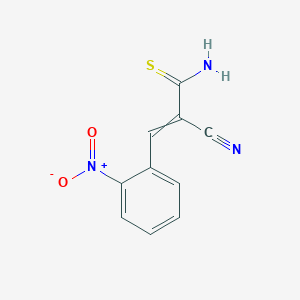 2-Propenethioamide, 2-cyano-3-(2-nitrophenyl)-
