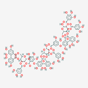 molecular formula C102H74O65 B008758 Cornusiin C CAS No. 108906-53-2