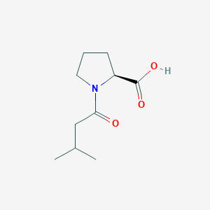 molecular formula C10H17NO3 B8758037 N-iso-valeryl-L-proline 