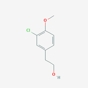 molecular formula C9H11ClO2 B8758058 2-(3-Chloro-4-methoxyphenyl)ethanol 
