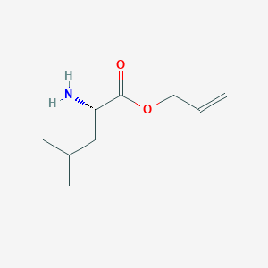 molecular formula C9H17NO2 B8758062 (S)-Allyl 2-amino-4-methylpentanoate 