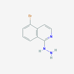 molecular formula C9H8BrN3 B8758081 5-Bromo-1-hydrazinoisoquinoline 