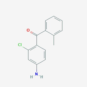 (4-amino-2-chlorophenyl)(2-methylphenyl)Methanone