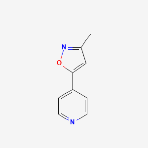 molecular formula C9H8N2O B8758235 3-Methyl-5-(pyridin-4-yl)isoxazole 