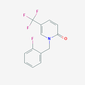 1-(2-fluorobenzyl)-5-(trifluoromethyl)pyridin-2(1H)-one