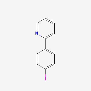 molecular formula C11H8IN B8758266 2-(4-Iodophenyl)pyridine 