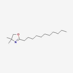 molecular formula C16H31NO B8758273 2-Oxazoline, 4,4-dimethyl-2-undecyl- CAS No. 46921-17-9