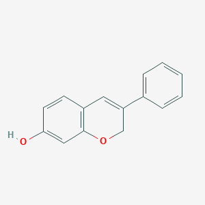 molecular formula C15H12O2 B8758278 3-phenyl-2H-chromen-7-ol CAS No. 88040-00-0