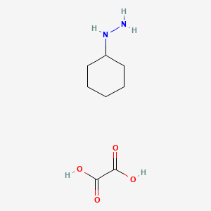 molecular formula C8H16N2O4 B8758305 Cyclohexylhydrazine oxalate CAS No. 61781-26-8