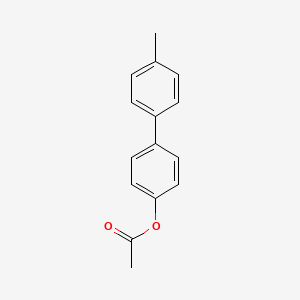 molecular formula C15H14O2 B8758356 4-Methyl-4'-acetoxybiphenyl 