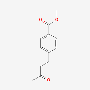 molecular formula C12H14O3 B8758362 Methyl 4-(3-oxobutyl)benzoate CAS No. 74248-99-0