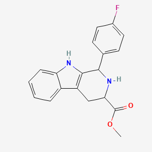 methyl 1-(4-fluorophenyl)-2,3,4,9-tetrahydro-1H-beta-carboline-3-carboxylate