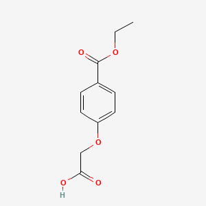 molecular formula C11H12O5 B8758396 [4-(Ethoxycarbonyl)phenoxy]acetic acid 