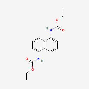 molecular formula C16H18N2O4 B8758414 N,N'-(1,5-Naphthalenediyl)bis(ethyl carbamate) CAS No. 51977-17-4