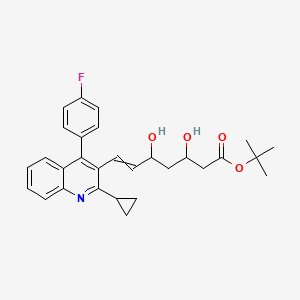 molecular formula C29H32FNO4 B8758444 tert-Buthyl Pitavastatin 