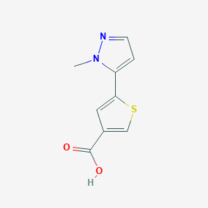 5-(1-methyl-1H-pyrazol-5-yl)-3-thiophenecarboxylic acid
