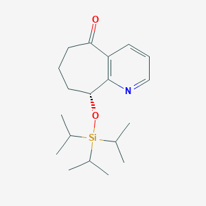 (R)-9-(triisopropylsilyloxy)-6,7,8,9-tetrahydro-5H-cyclohepta[b]pyridin-5-one