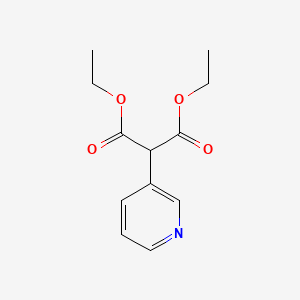 molecular formula C12H15NO4 B8758541 Diethyl 2-(pyridin-3-yl)malonate 