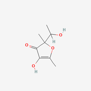 4-Hydroxy-2-(1-hydroxyethyl)-2,5-dimethylfuran-3(2H)-one