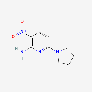 3-Nitro-6-pyrrolidin-1-ylpyridin-2-ylamine