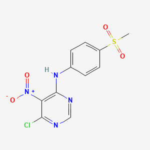 (6-Chloro-5-nitro-pyrimidin-4-yl)-(4-methanesulfonyl-phenyl)-amine