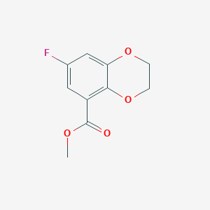 Methyl 7-fluoro-2,3-dihydro-1,4-benzodioxine-5-carboxylate