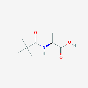 molecular formula C8H15NO3 B8758723 pivaloyl-alanine CAS No. 5872-22-0