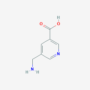 molecular formula C7H8N2O2 B8758749 5-(Aminomethyl)nicotinic acid 