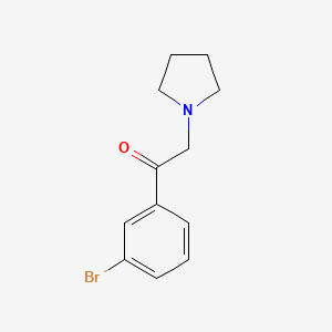 1-(3-Bromophenyl)-2-(1-pyrrolidinyl)ethanone